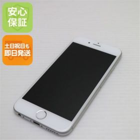 アイフォーン(iPhone)の超美品 DoCoMo iPhone6 64GB シルバー 白ロム M222(スマートフォン本体)