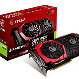 【中古】「非常に良い」MSI TWIN FROZR VIクーリングシステム搭載 GeForce GTX 1060 グラフィックスカード 3GB版 GeForce GTX 1060 GAMING X 3G