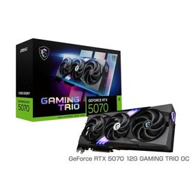 【新品】【即納】 MSI GeForce RTX 5070 12G GAMING TRIO OC グラフィックスカード