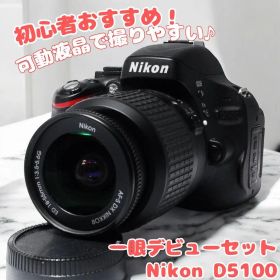 【決算セール】初心者Nikon D5100 AF-S標準 レンズセット 可動液晶