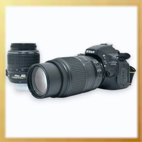 極美品｜Nikon D5100 ダブルズームキット ショット数6,062 枚 デジタル一眼レフカメラ｜M225