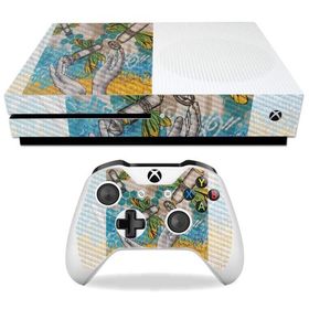 MightySkins Carbon Fiber Skin for Microsoft Xbox One S - Capture | Protective, Durable Textured Carbon Fiber Finish | Easy to Apply, Remove, and Chang