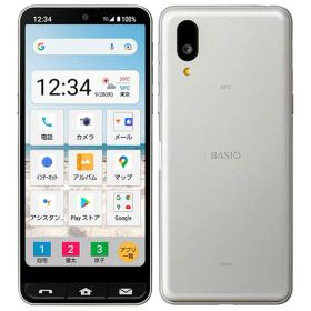 【中古】【安心保証】 SHARP BASIO active SHG09[64GB] au シルバー