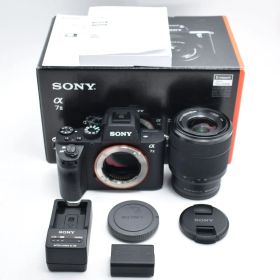 B#11736 SONY(ソニー) フルサイズ ミラーレス一眼カメラ α7II ズームレンズキット(同梱レンズ:SEL2870) ブラック ILCE-7M2K