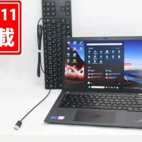 中古 フルHD対応WUXGA 13.3インチ Lenovo ThinkPad X13 Gen2 ドイツ語キーボード Windows11 卓越性能 第11世代Core i7-1185G7 16GB 爆速NVMe式512GB-SSD カメラ 無線Wi-Fi6 Office付き Win11【中古ノートパソコン 中古パソコン 中古PC】送料無料 あす楽対応 即日発送