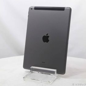 〔中古〕Apple(アップル) iPad 第9世代 64GB スペースグレイ MK473J／A auロック解除SIMフリー〔377-ud〕
