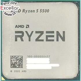 エーエムディー(AMD)のAMD Ryzen 5 5500 100-100000457 3.6GHz Socket AM4(PCパーツ)