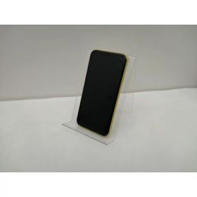 【中古】Apple au 【SIMロック解除済み】 iPhone 11 128GB イエロー MWM42J/A【仙台イービーンズ】保証期間1ヶ月【ランクC】