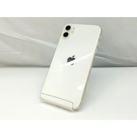 【中古】Apple SoftBank 【SIMロック解除済み】 iPhone 11 64GB ホワイト MWLU2J/A【札幌】保証期間1ヶ月【ランクB】