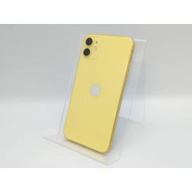 【中古】Apple docomo 【SIMロック解除済み】 iPhone 11 64GB イエロー MHDE3J/A（後期型番）【京都】保証期間1ヶ月【ランクB】