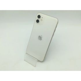 【中古】Apple au 【SIMロック解除済み】 iPhone 11 64GB ホワイト MHDC3J/A（後期型番）【OSU301】保証期間1ヶ月【ランクC】