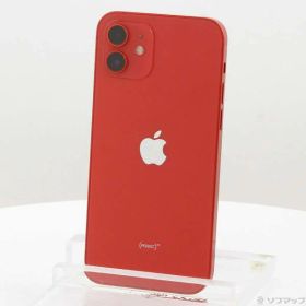 【中古】Apple(アップル) iPhone12 64GB プロダクトレッド MGHQ3J／A SIMフリー 【258-ud】