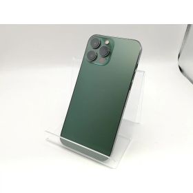 【中古】Apple docomo 【SIMフリー】 iPhone 13 Pro Max 256GB アルパイングリーン MNCV3J/A【DS秋葉】保証期間1ヶ月【ランクC】
