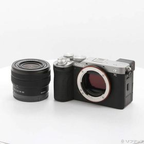 〔中古〕SONY(ソニー) α7C II ズームレンズキット シルバー ILCE-7CM2L S〔196-ud〕