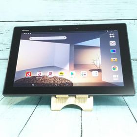 docomo arrows Tab F-02K Black ブラック 本体 白ロム SIMロック解除済み SIMフリー 437158