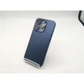 【中古】Apple 国内版 【SIMフリー】 iPhone 15 Pro 128GB ブルーチタニウム MTUA3J/A【町田】保証期間1ヶ月【ランクC】