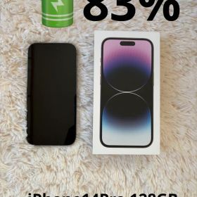 【美品】Apple iPhone 14 Pro ディープパープル