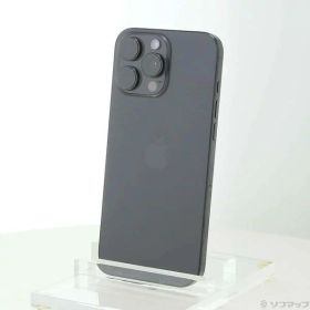 【中古】Apple(アップル) iPhone16 Pro Max 256GB ブラックチタニウム 3N528J／A SIMフリー 【297-ud】