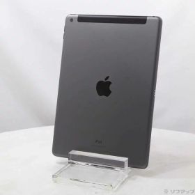 【中古】Apple(アップル) iPad 第9世代 64GB スペースグレイ MK473J／A auロック解除SIMフリー 【377-ud】