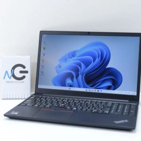 良品 爆速 15.6型 Lenovo ThinkPad E15 Gen2 Ryzen5 Pro 4650U★6コア12スレ★Core i7相当 8GB Nvme SSD256GB ノートパソコン Windows11 17123