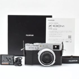 【返品保証】★新品級★フジフイルム FUJIFILM X100VI シルバー 二言語モデル 《ショット数:2333回》★ L2513#7143