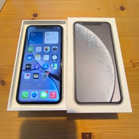 【極美品】iPhone XR 64GB ホワイト バッテリー100%