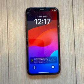 iPhone XR コーラル 画面ひび割れあり