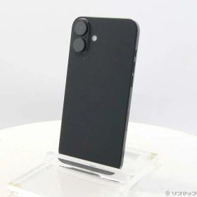 【中古】Apple(アップル) iPhone16 Plus 128GB ブラック 3N343J／A SIMフリー 【344-ud】