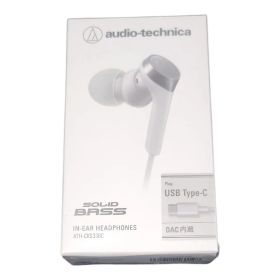 新品 オーディオテクニカ Type-Cイヤホン ATH-CKS330C WH