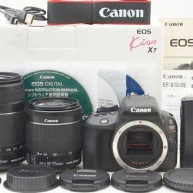 【中古】 『極美品』 Canon EOS Kiss X7 ダブルズームキット / Canon / キャノン / デジタル一眼 / ダブルレンズキット