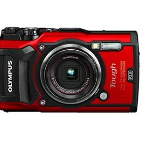 【中古】 OLYMPUS デジタルカメラ Tough TG-5 レッド 1200万画素CMOS F2.0 15m 防水 100kgf耐荷重 GPS+電子コンパス&内蔵Wi-Fi TG-5 RED