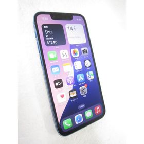 中古 Apple iPhone13 mini 256GB ブルー MLJN3J／A SIMフリー