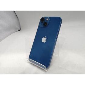 【中古】Apple docomo 【SIMフリー】 iPhone 13 mini 128GB ブルー MLJH3J/A【浜松駅前】保証期間１ヶ月【ランクC】
