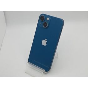 【中古】Apple docomo 【SIMフリー】 iPhone 13 mini 128GB ブルー MLJH3J/A【新橋烏森通り】保証期間１ヶ月【ランクC】