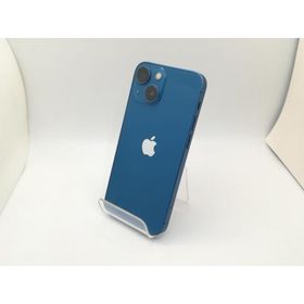 【中古】Apple docomo 【SIMフリー】 iPhone 13 mini 128GB ブルー MLJH3J/A【三宮駅前】保証期間１ヶ月【ランクC】