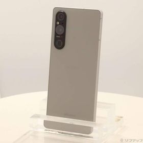 〔中古〕SONY(ソニー) Xperia 1 V 256GB プラチナシルバー SO-51D docomo SIMフリー〔349-ud〕