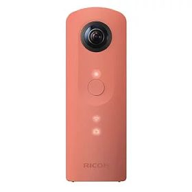 【中古】RICOH 360度カメラ RICOH THETA SC ピンク 全天球カメラ 910741
