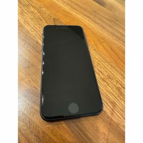 iPhone7 32GB ブラック SIMロック解除済み 割れ(スマートフォン本体)