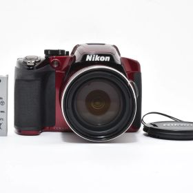 ★良品★ Nikon COOLPIX P510 レッド 42倍ズーム GPS搭載 バリアングル液晶 動作品 #0442A
