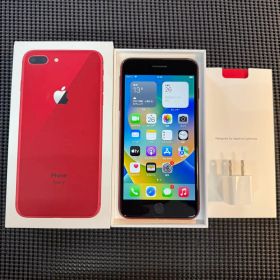 iPhone 8 Plus レッド 64GB SIMフリー バッテリー100%