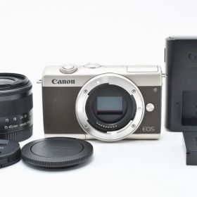 限定5000台モデル 美品 Canon EOS M200 リミテッドゴールド + EF-M 15-45mm F3.5-6.3 IS STM 充電器付き ARYM5670#535