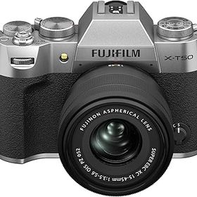 富士フイルム(FUJIFILM) ミラーレス一眼カメラ X-T50 レンズキット(XF15-45) シルバー F X-T50LK-1545-S