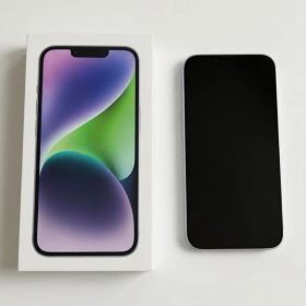 【美品】iPhone14 MPUY3J/A 128GB SIMフリー パープル