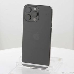 〔中古〕Apple(アップル) iPhone16 Pro Max 1TB ブラックチタニウム MYWQ3J／A SIMフリー〔196-ud〕