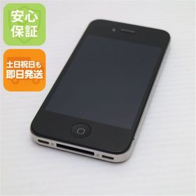 アップル(Apple)の超美品 iPhone4 16GB ブラック 白ロム M666(スマートフォン本体)