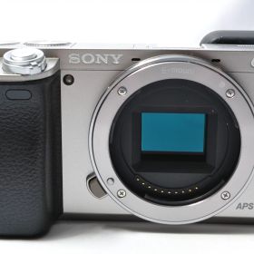 【中古】【1ヶ月保証】 ソニー SONY α6000 ボディ シルバー ILCE-6000 S SDカード付き ミラーレス一眼