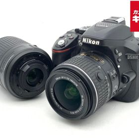 【中古】 【並品】 ニコン D5300 ダブルズームキット2 ブラック 【デジタル一眼レフ】