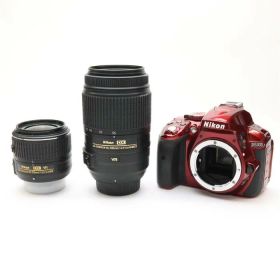 【中古】 《並品》 Nikon D5300 ダブルズームキット レッド [ デジタルカメラ ]