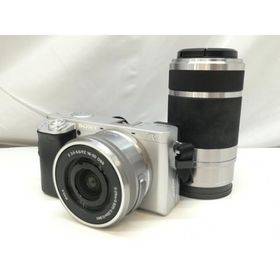 【中古】SONY α6400 ダブルズームレンズキット ILCE-6400Y シルバー【札幌】保証期間１ヶ月【ランクB】