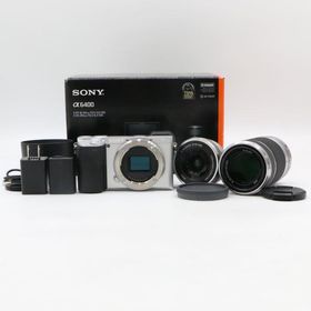 【ほぼ新品】SONY ILCE-6400Y Silver ソニー